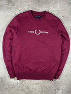 Fred Perry Sweater Bordeaux S