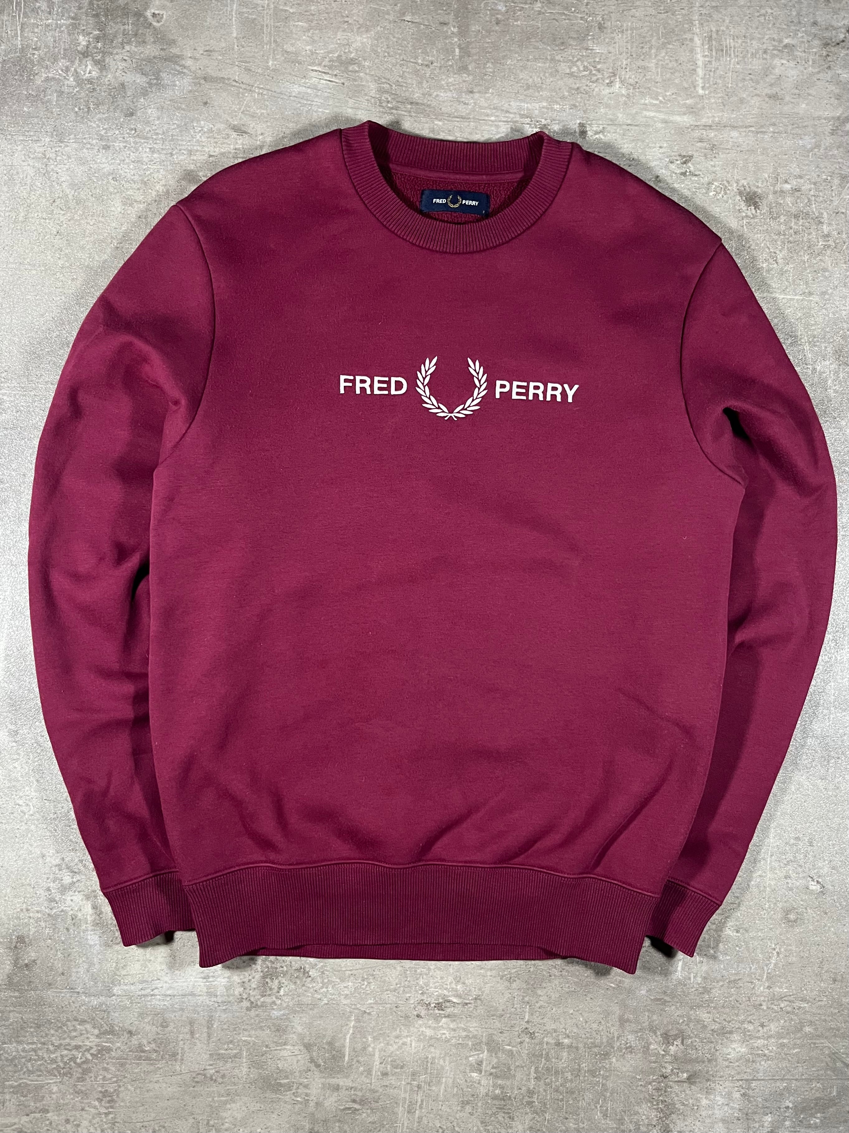 Fred Perry Sweater Bordeaux S