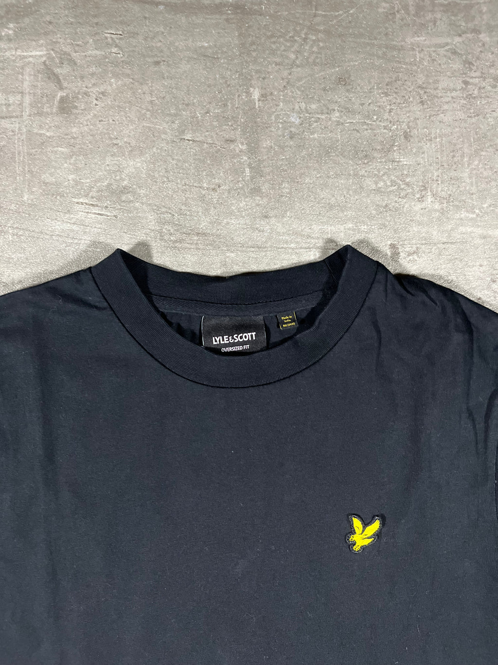 Lyle & Scott T-shirt Oversized Schwarz S