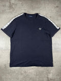 Fred Perry T-shirt Schwarz Taped XL