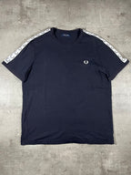 Fred Perry T-shirt Schwarz Taped XL