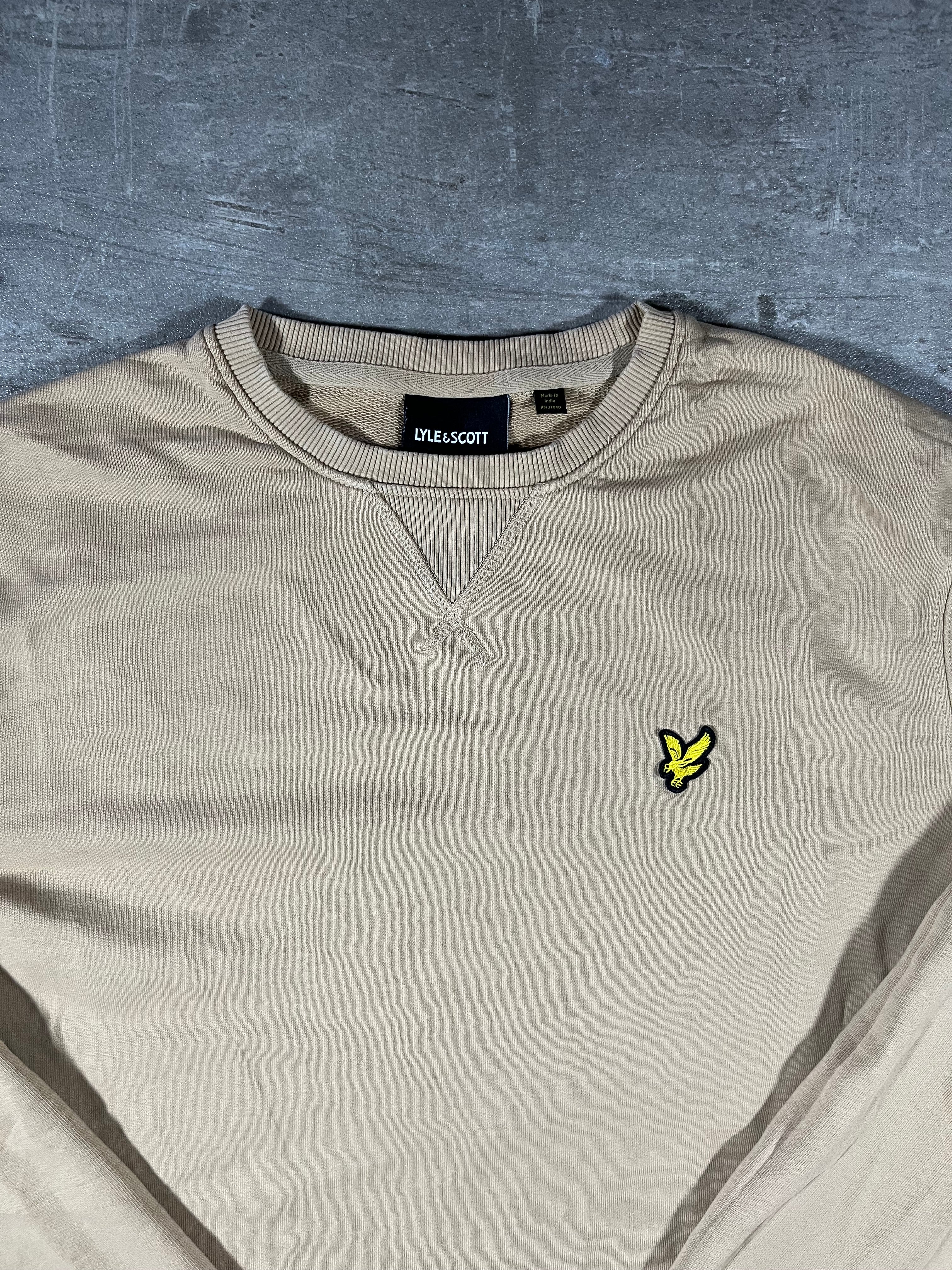 Lyle & Scott Sweater Beige M