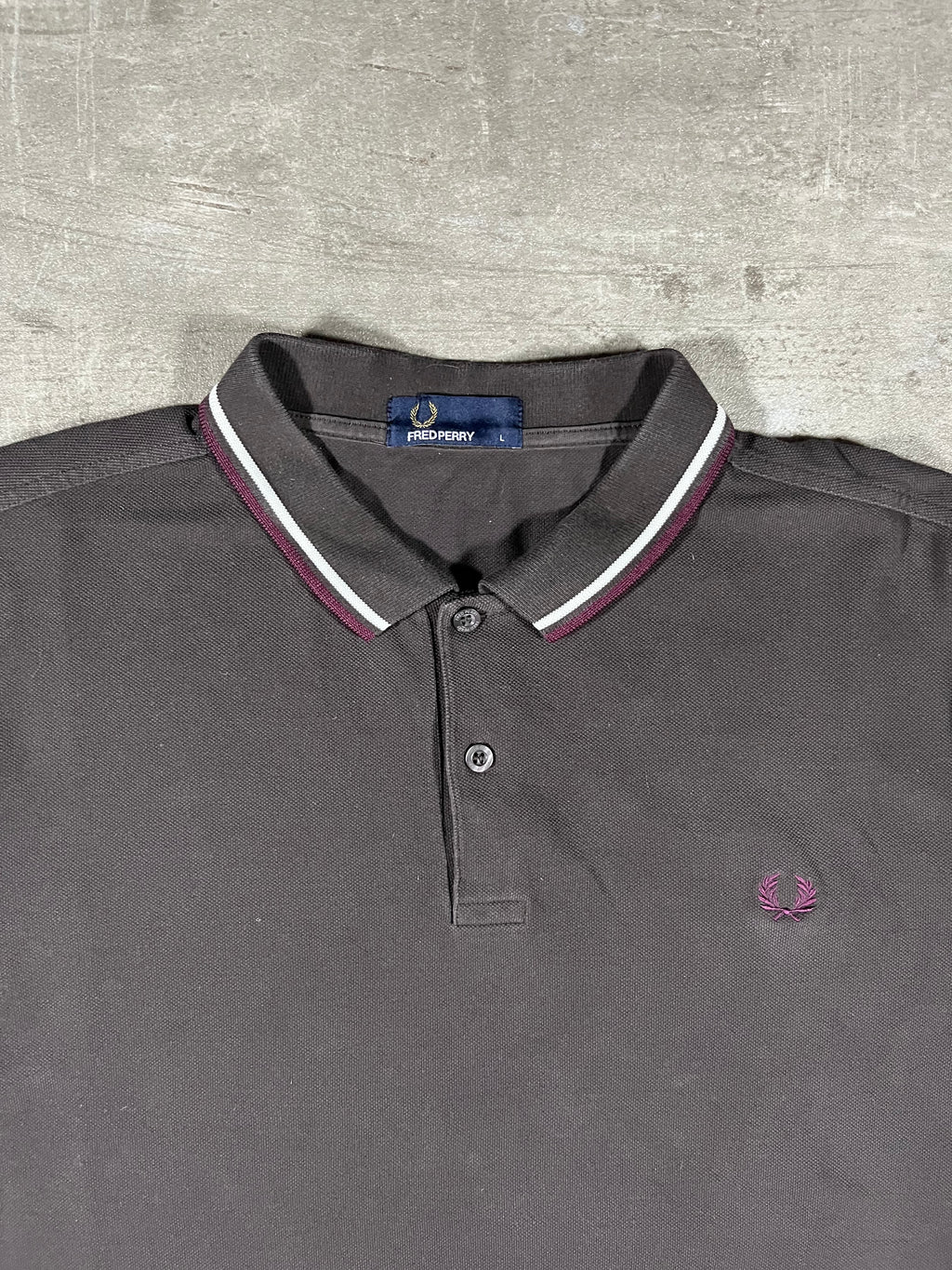 Fred Perry Poloshirt Braun L