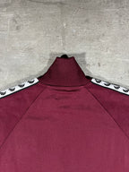Fred Perry Vintage Trainingsjacke Taped Bordeaux S