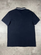 Fred Perry Poloshirt Schwarz/ Weiß XL