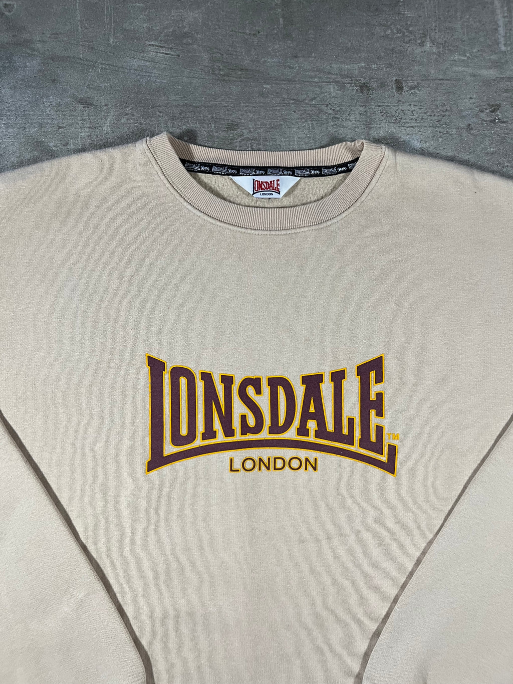 Lonsdale Sweater Beige XL