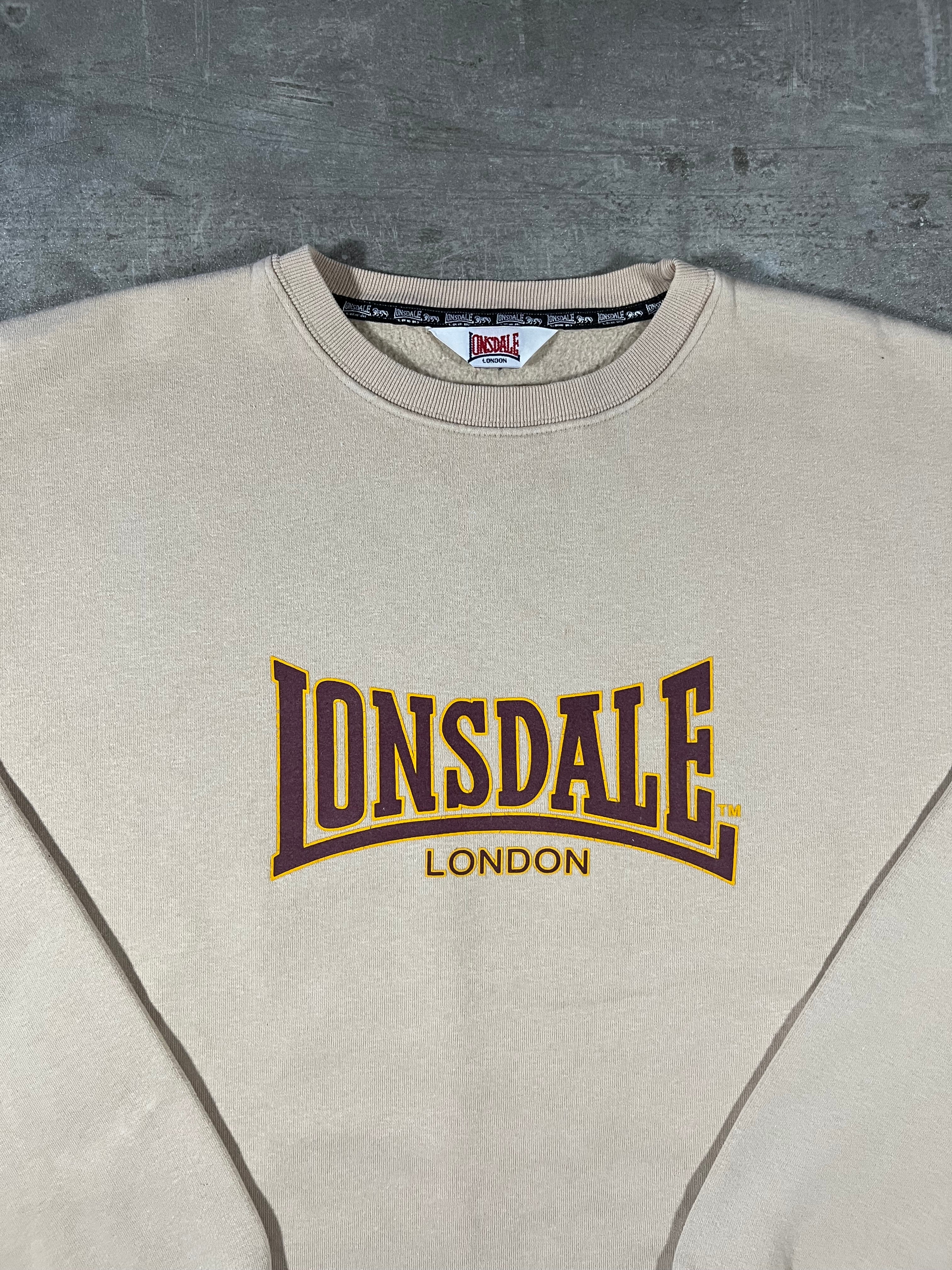 Lonsdale Sweater Beige XL