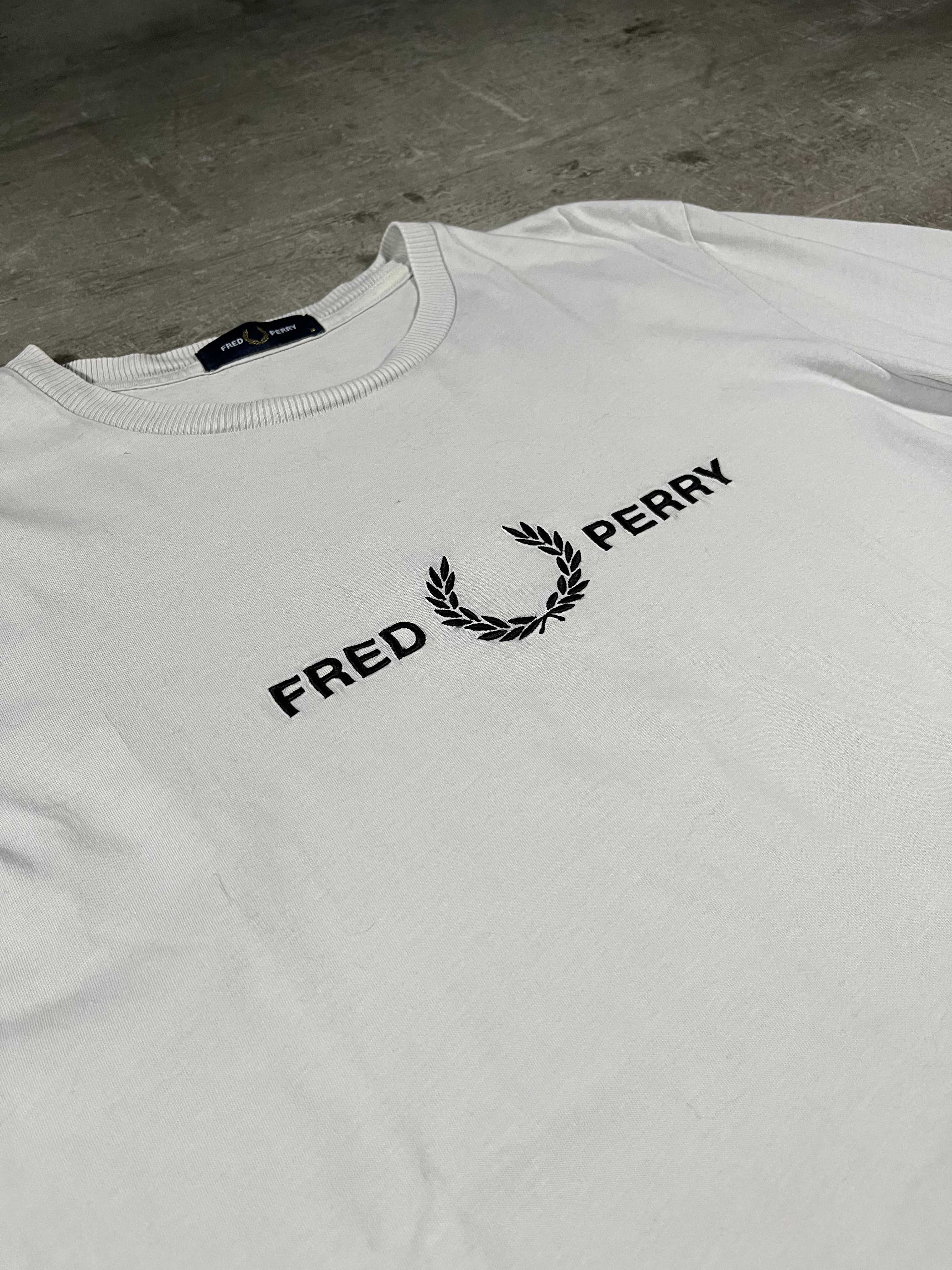 Fred Perry T-shirt Hellgrau M
