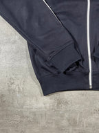 Fred Perry Vintage Trainingsjacke Taped Schwarz/ Weiß XS