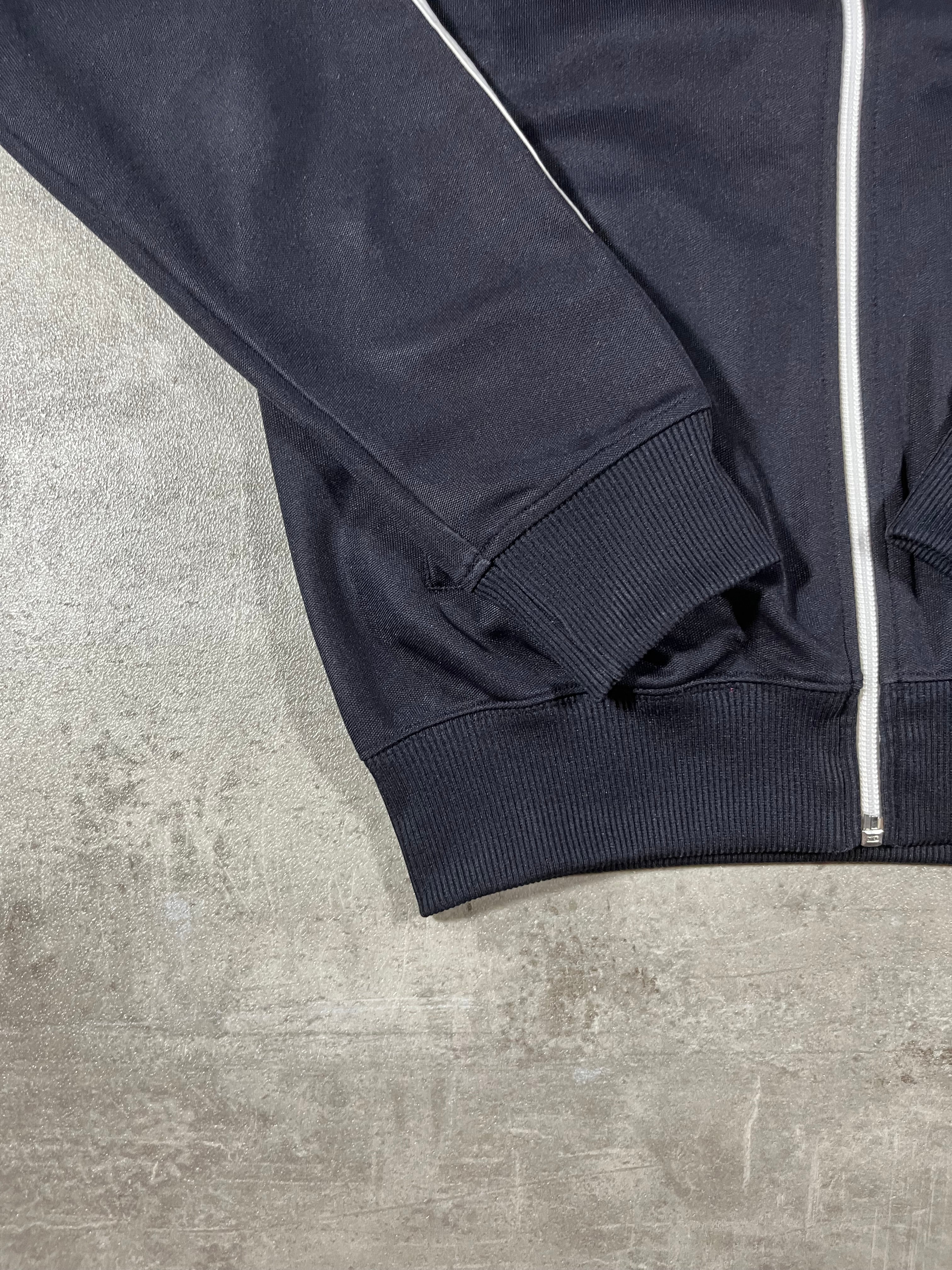 Fred Perry Vintage Trainingsjacke Taped Schwarz/ Weiß XS