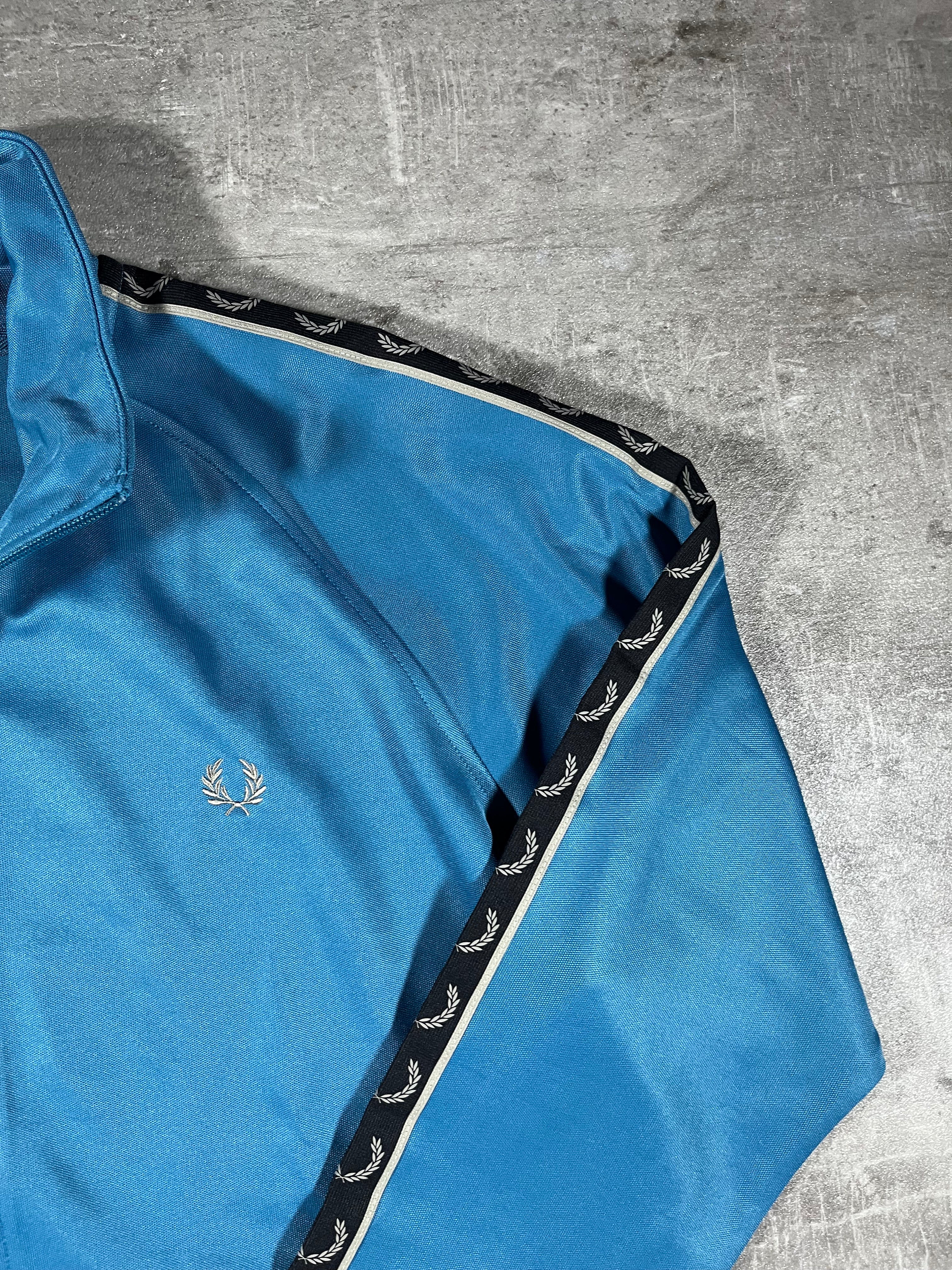 Fred Perry Trainingsjacke Taped Blau XL