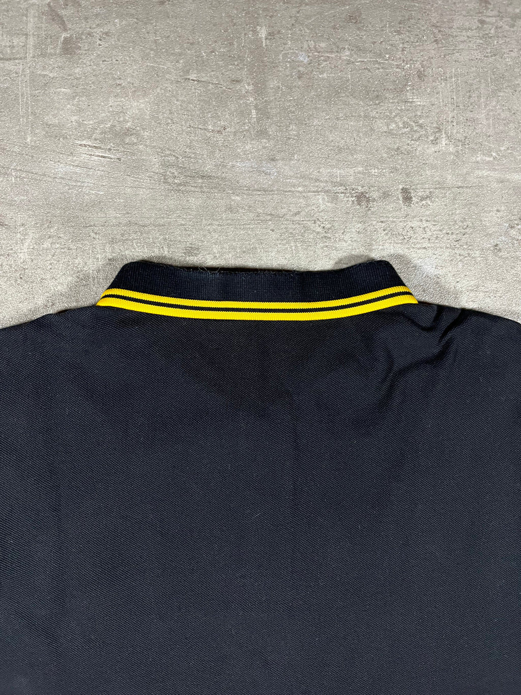 Fred Perry Poloshirt Schwarz/ Gelb XL