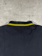 Fred Perry Poloshirt Schwarz/ Gelb XL