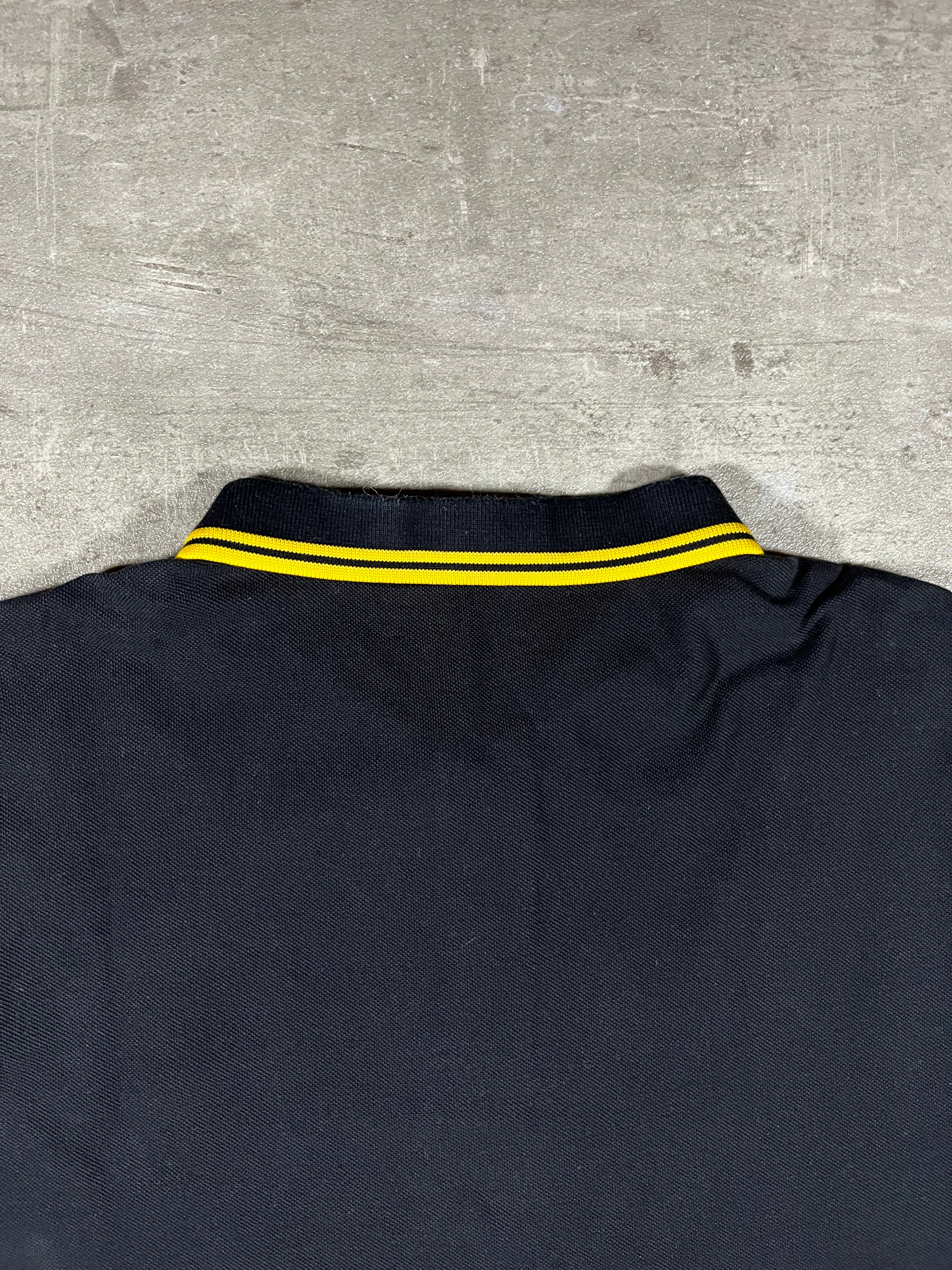 Fred Perry Poloshirt Schwarz/ Gelb XL