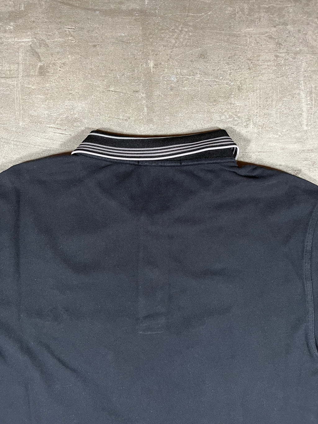 Fred Perry Poloshirt Schwarz/ Weiß L