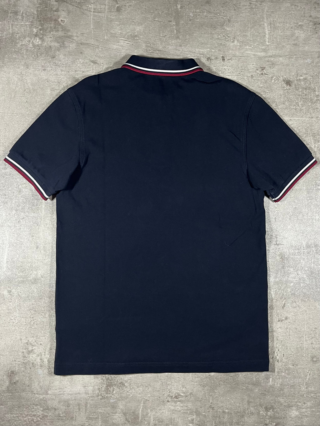 Fred Perry Poloshirt Schwarz/ Weiß/ Rot S