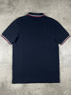Fred Perry Poloshirt Schwarz/ Weiß/ Rot S
