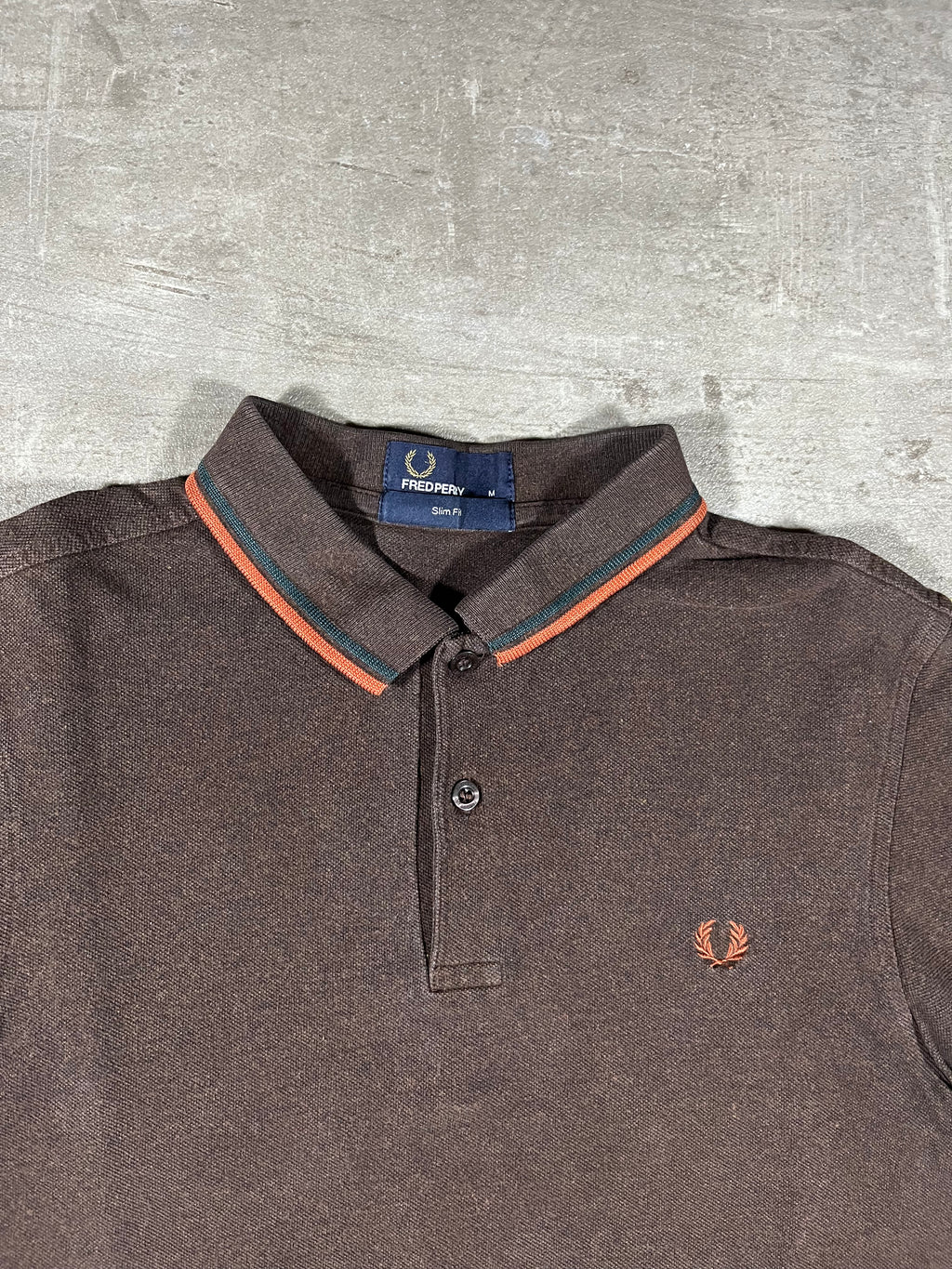 Fred Perry Poloshirt Braun M