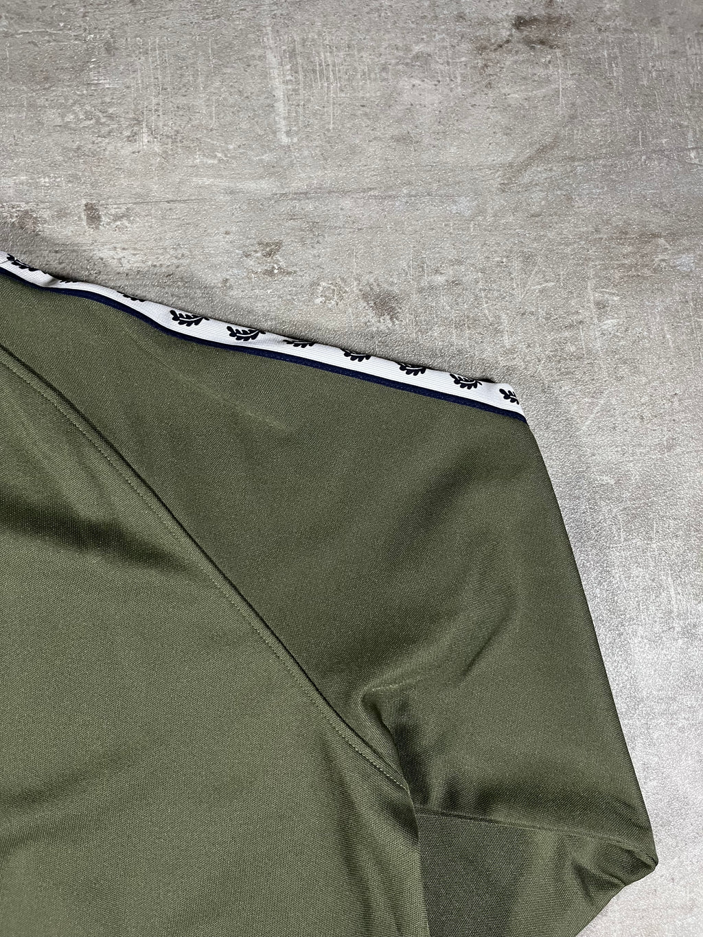 Fred Perry Vintage Trainingsjacke Taped Olivgrün L