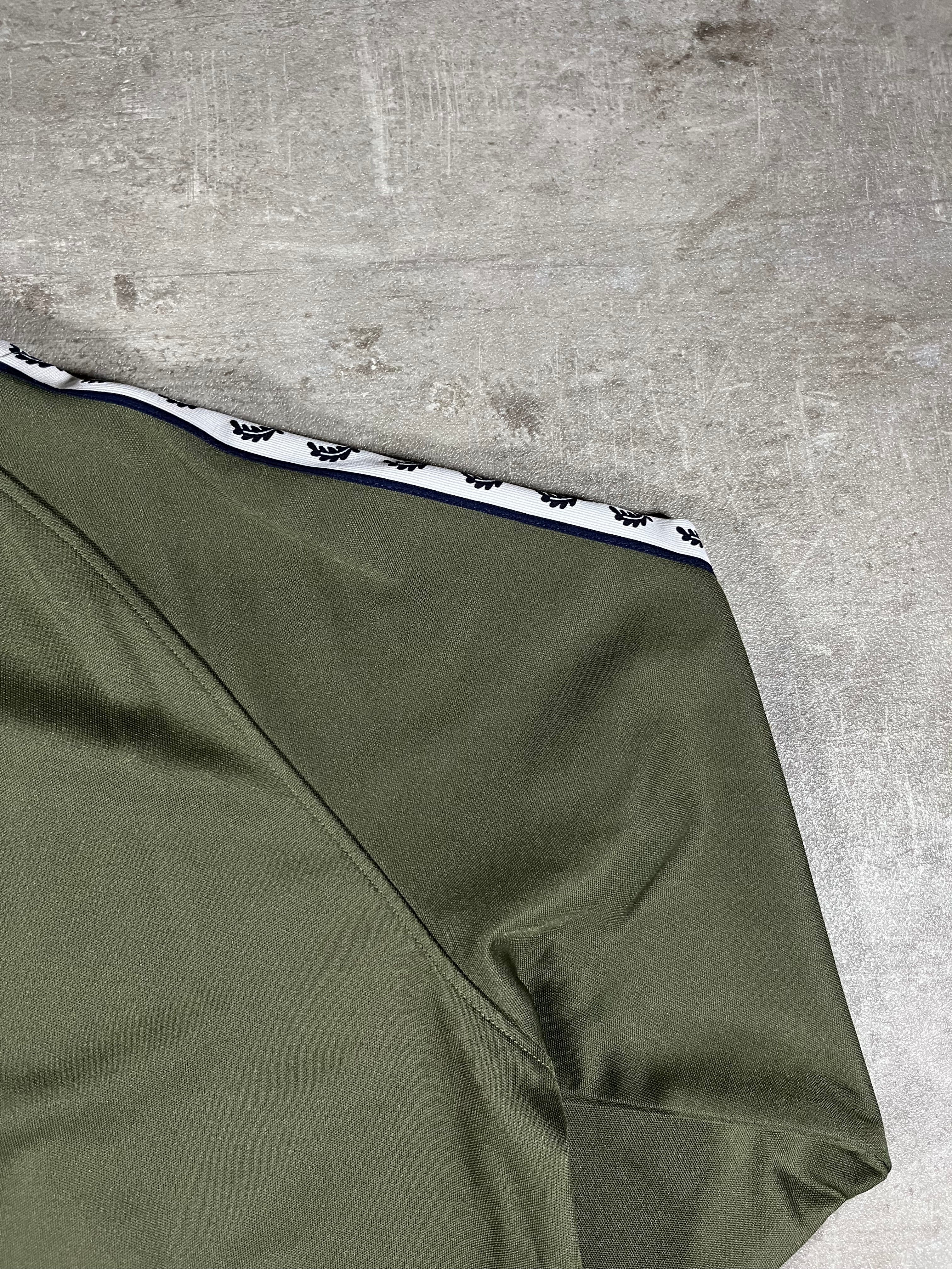 Fred Perry Vintage Trainingsjacke Taped Olivgrün L