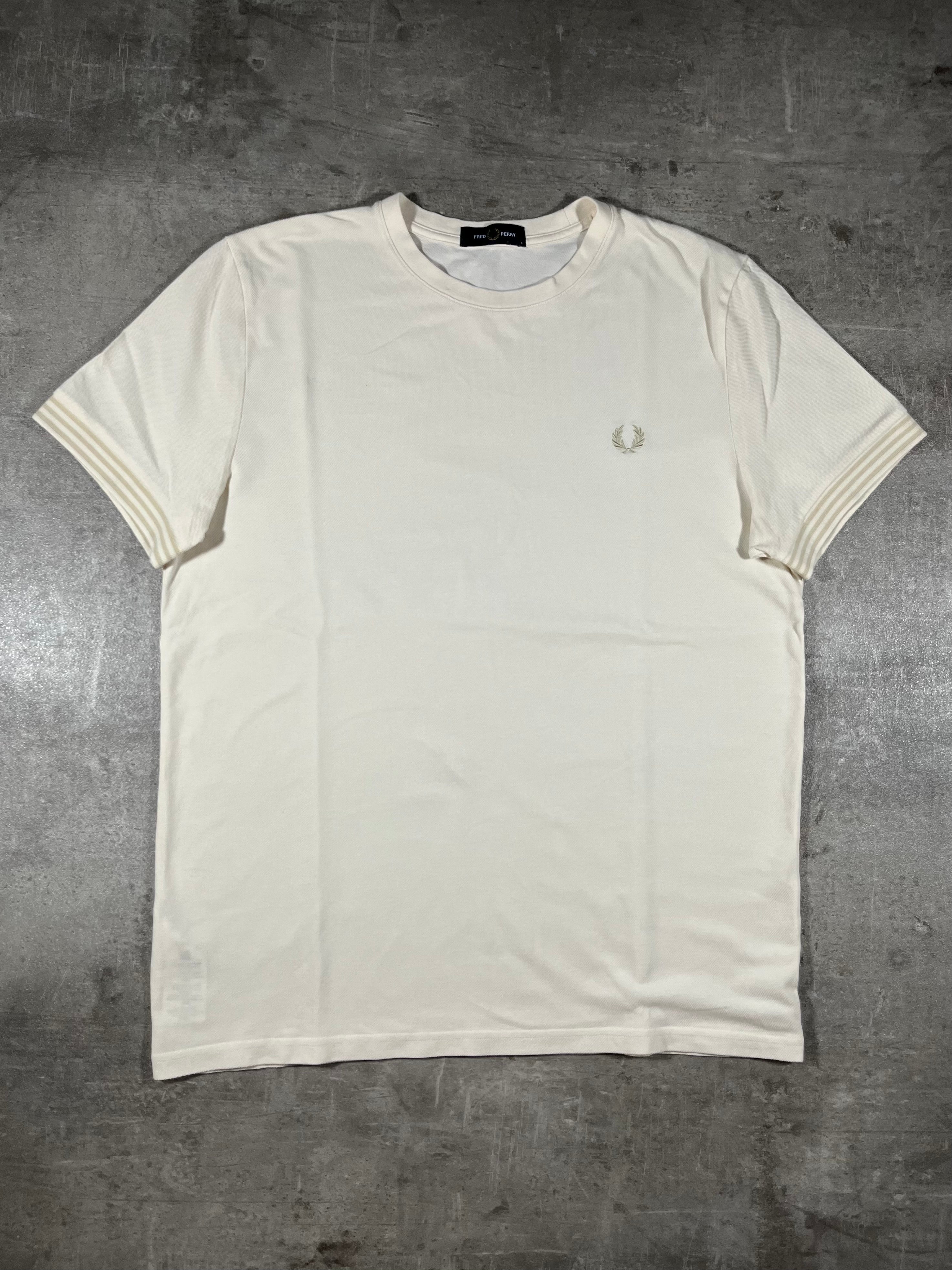 Fred Perry T-shirt Beige L