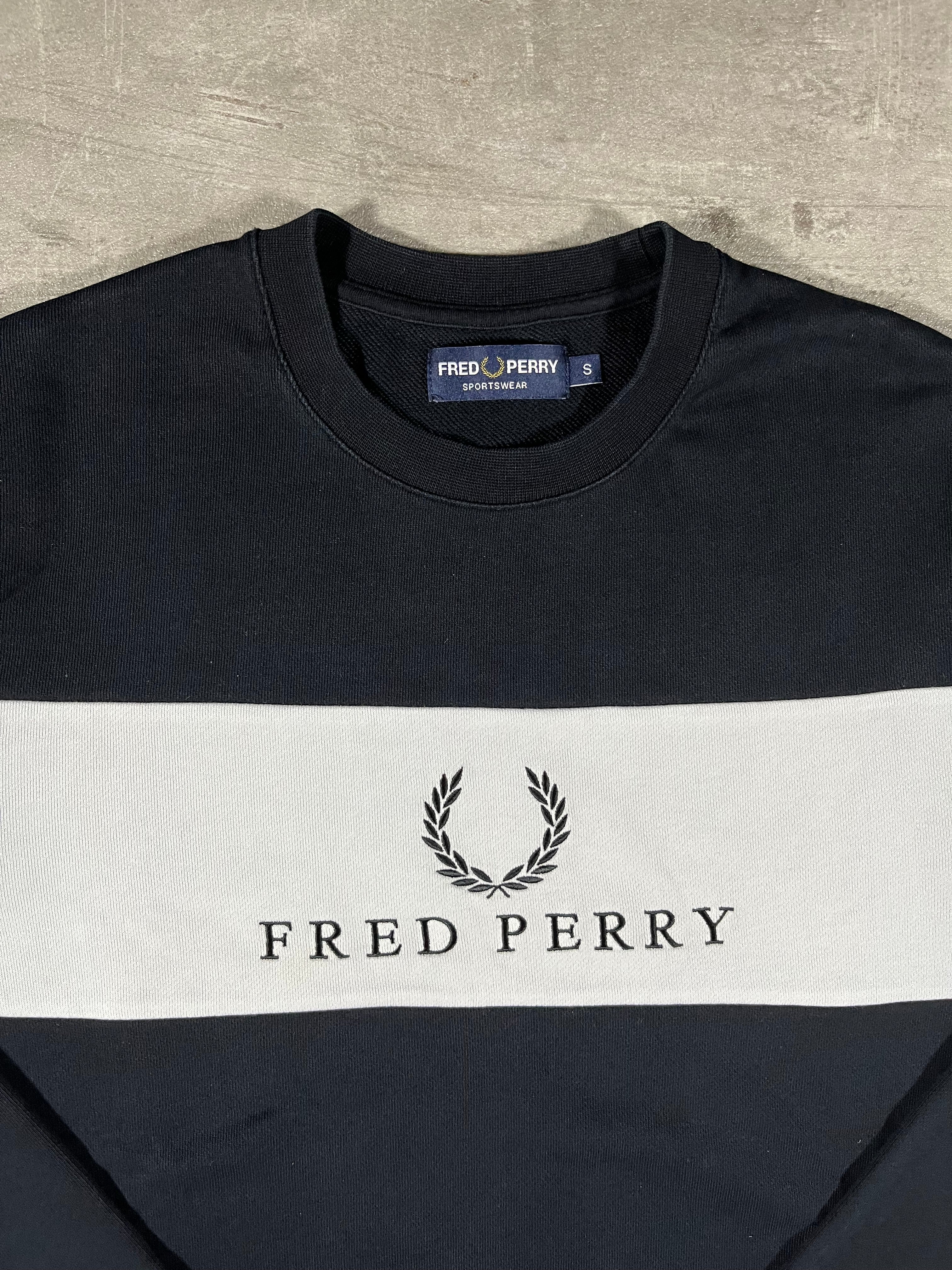 Fred Perry Sweater Schwarz S