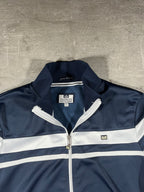 Weekend Offender Vintage Trainingsjacke Blau/ Weiß L