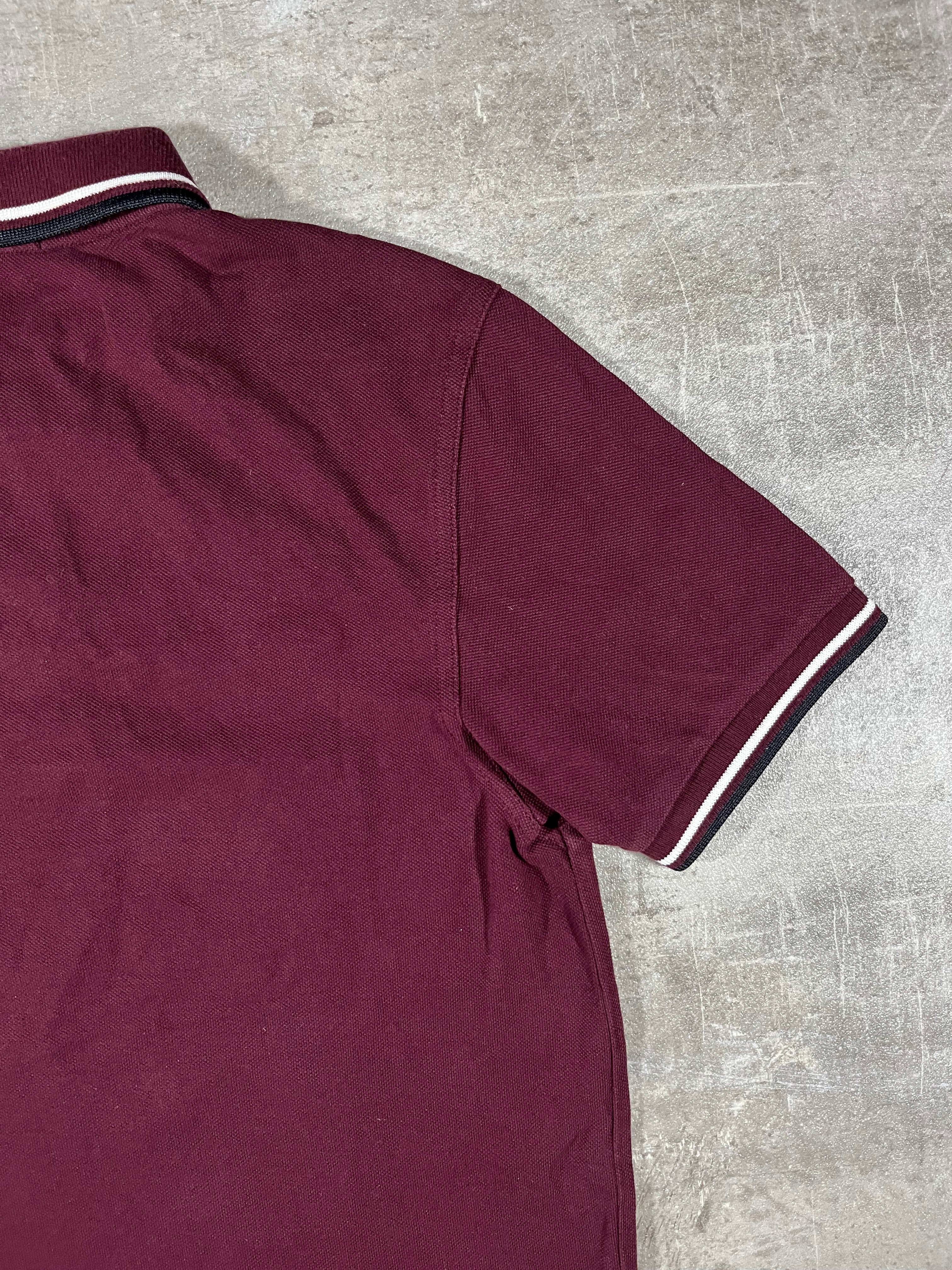 Fred Perry Poloshirt Bordeaux S
