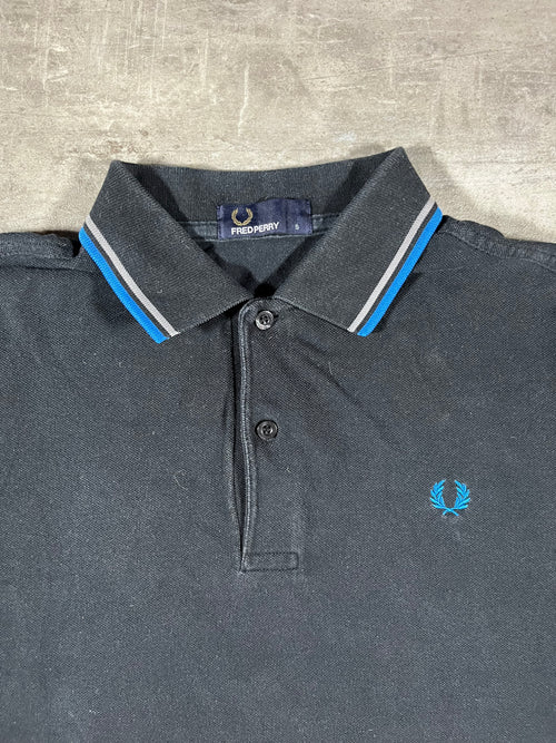Fred Perry Poloshirt Schwarz S