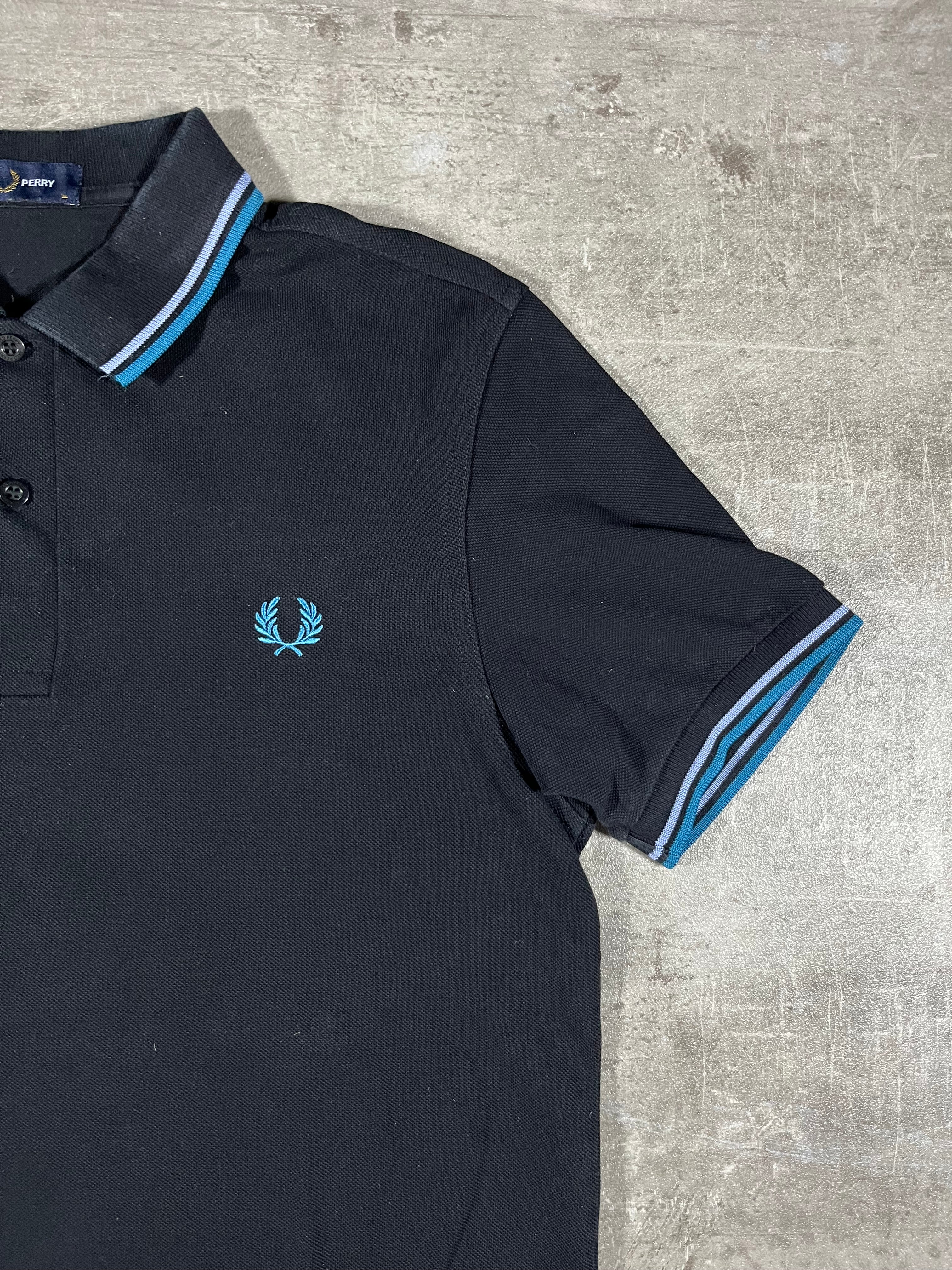 Fred Perry Poloshirt Schwarz M