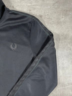 Fred Perry Trainingsjacke Taped Schwarz L