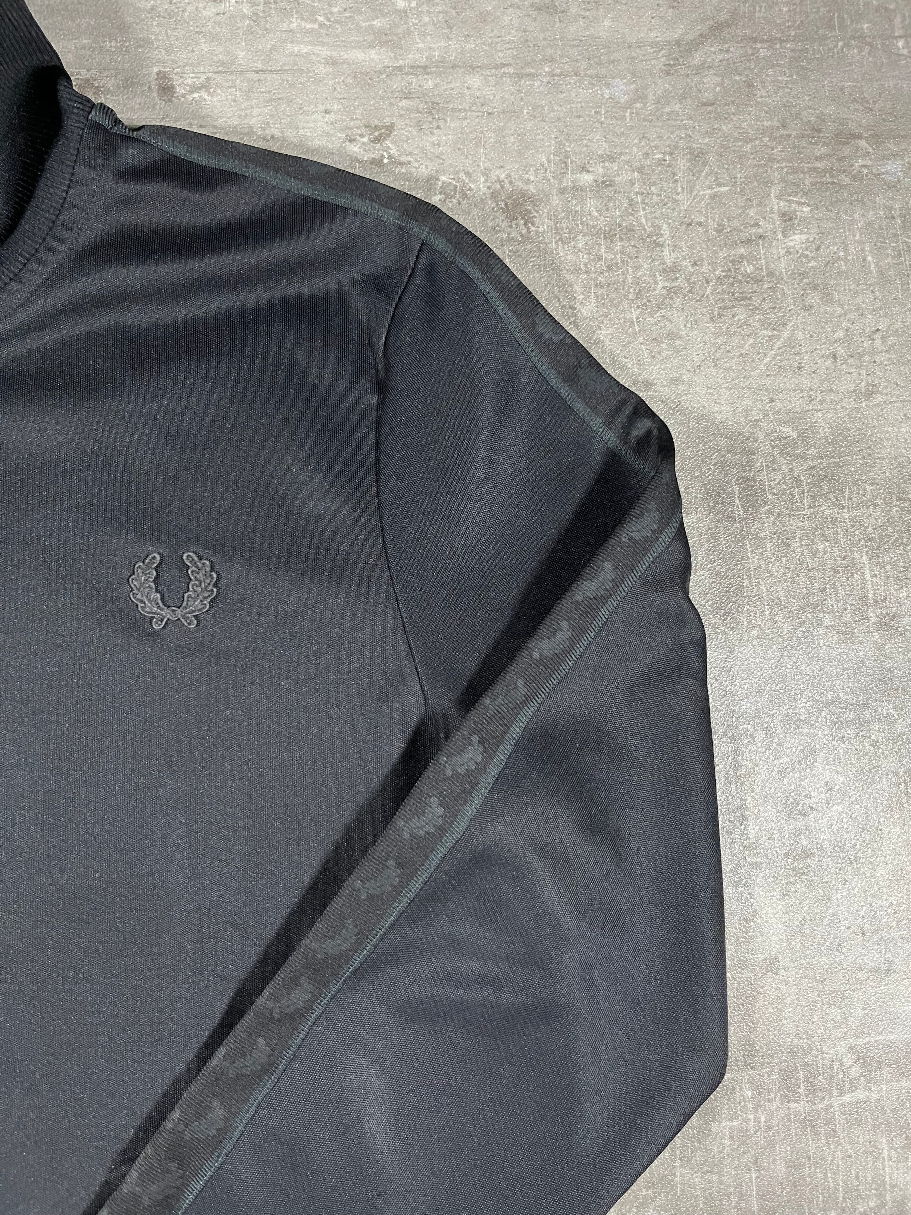 Fred Perry Trainingsjacke Taped Schwarz L