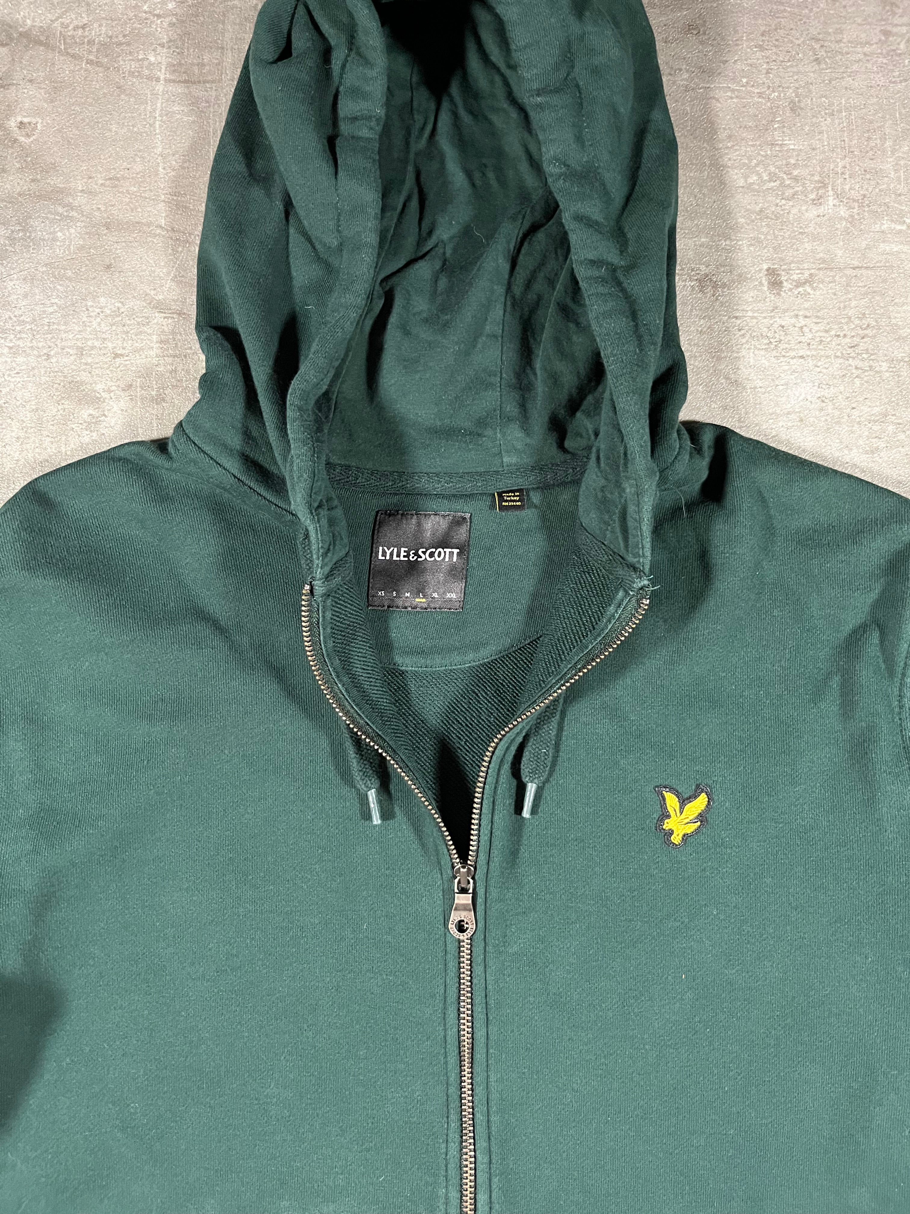 Lyle & Scott Zip-Pullover Olivgrün L