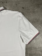 Fred Perry Poloshirt Weiß/ Rot/ Schwarz XL