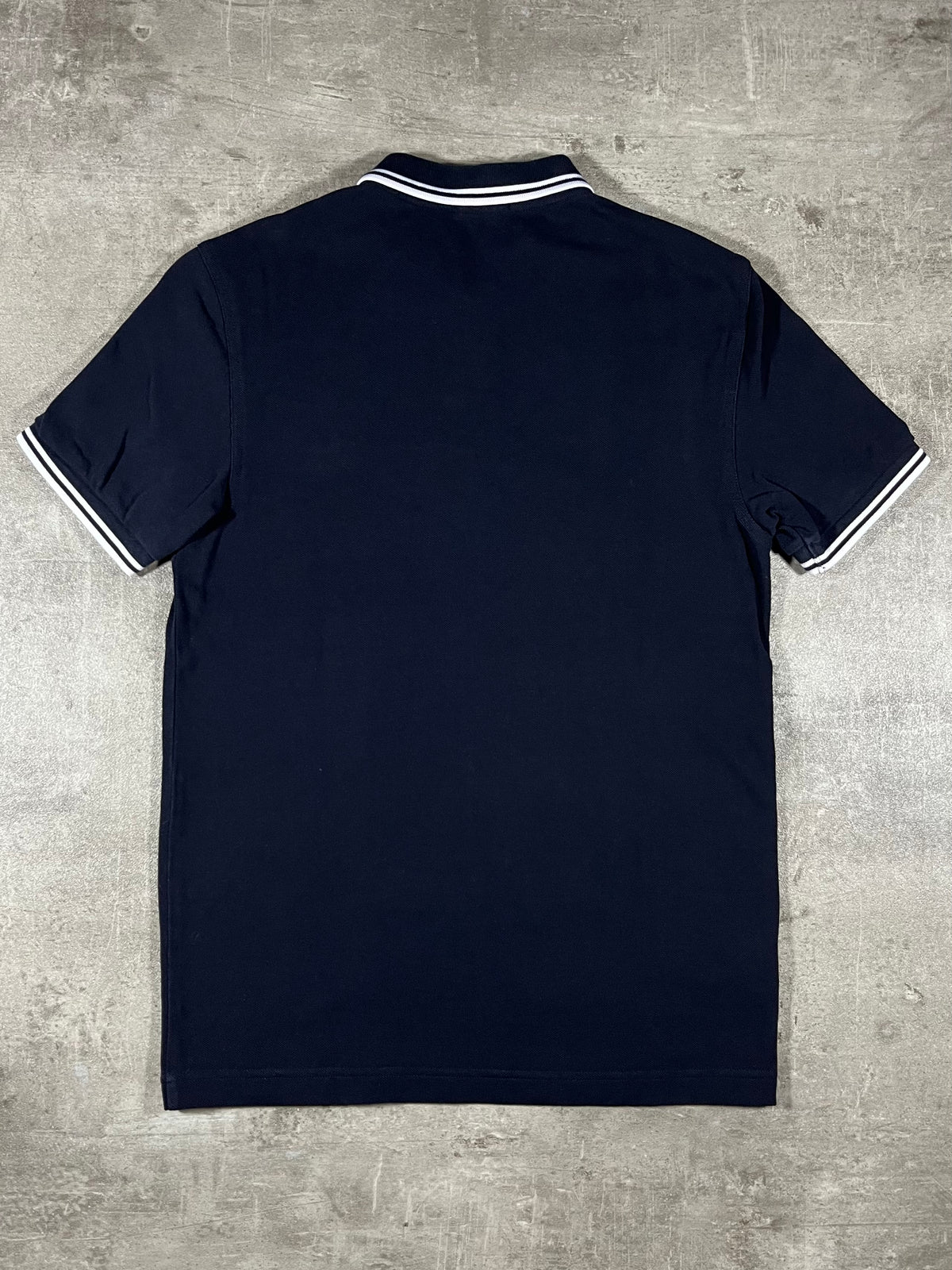 Fred Perry Poloshirt Schwarz/ Weiß S