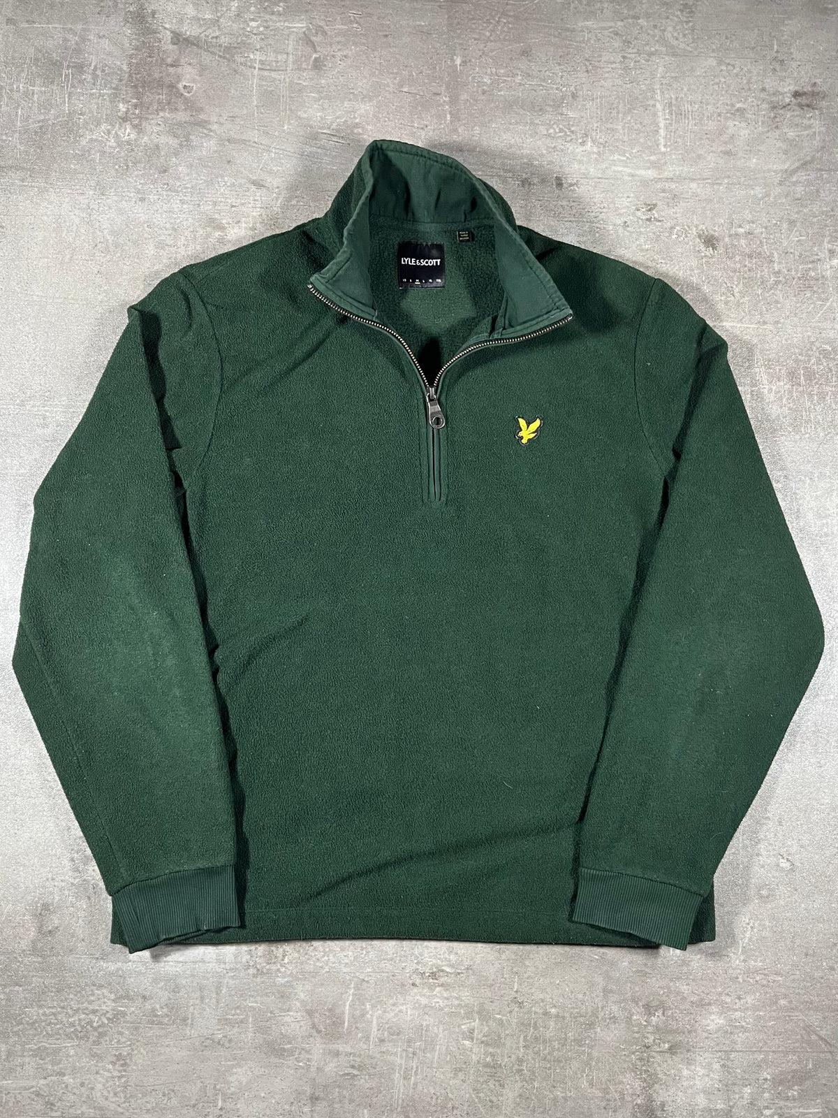 Lyle & Scott Half-Zip Fleece Dunkelgrün M