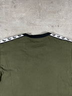 Fred Perry T-shirt Dunkelgrün Taped S