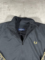 Fred Perry Trainingsjacke Schwarz/ Gold L