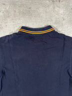 Fred Perry Poloshirt Schwarz Goldenes Logo S