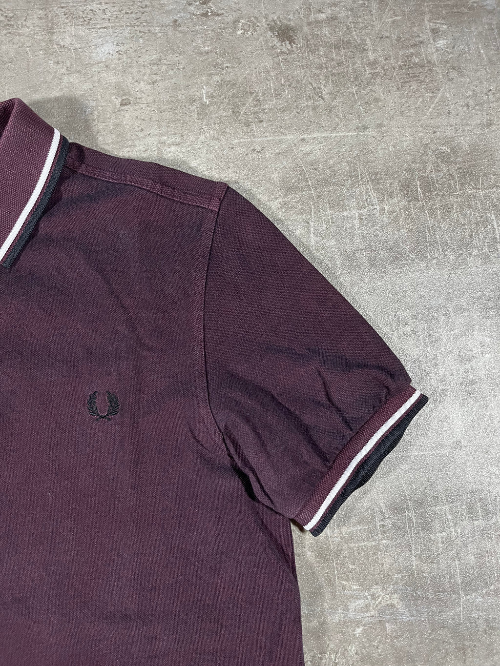 Fred Perry Poloshirt Bordeaux M