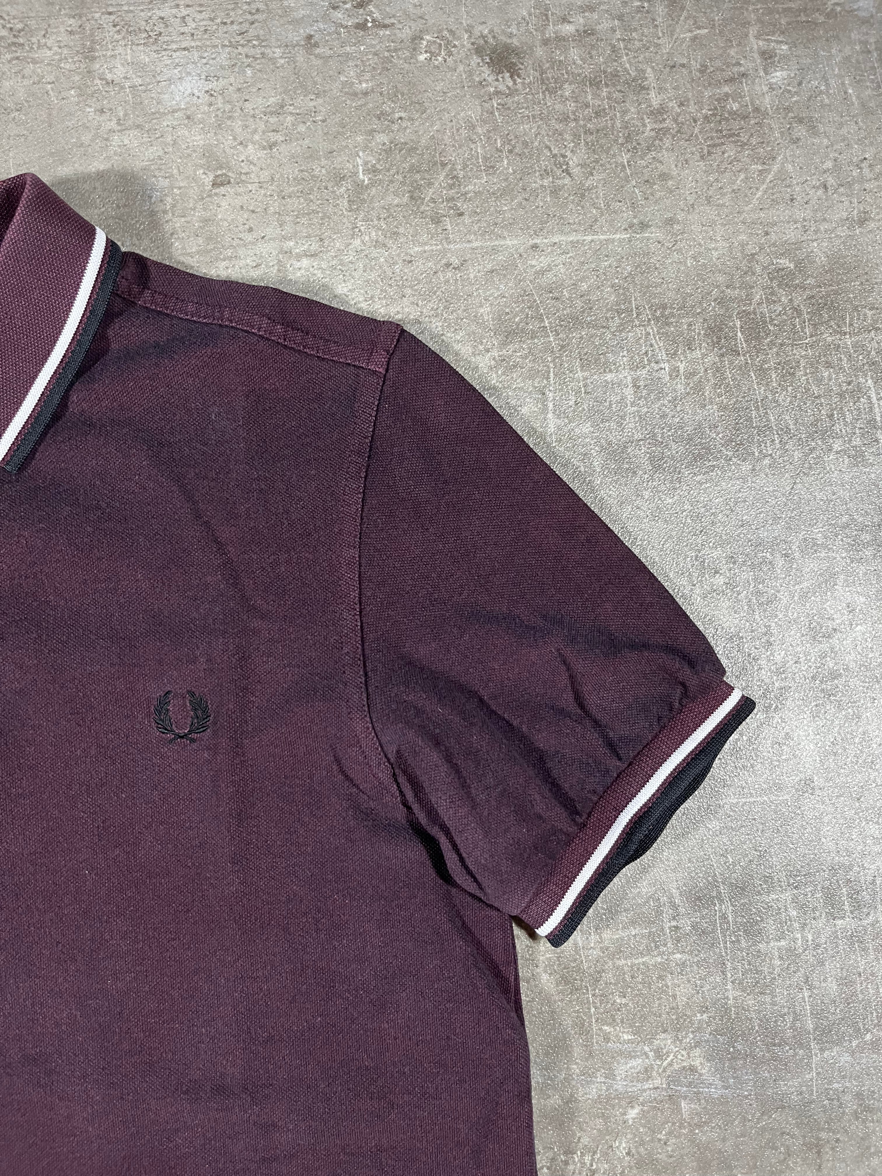Fred Perry Poloshirt Bordeaux M
