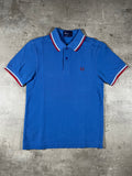 Fred Perry Poloshirt Blau/ Weiß/ Rot XS