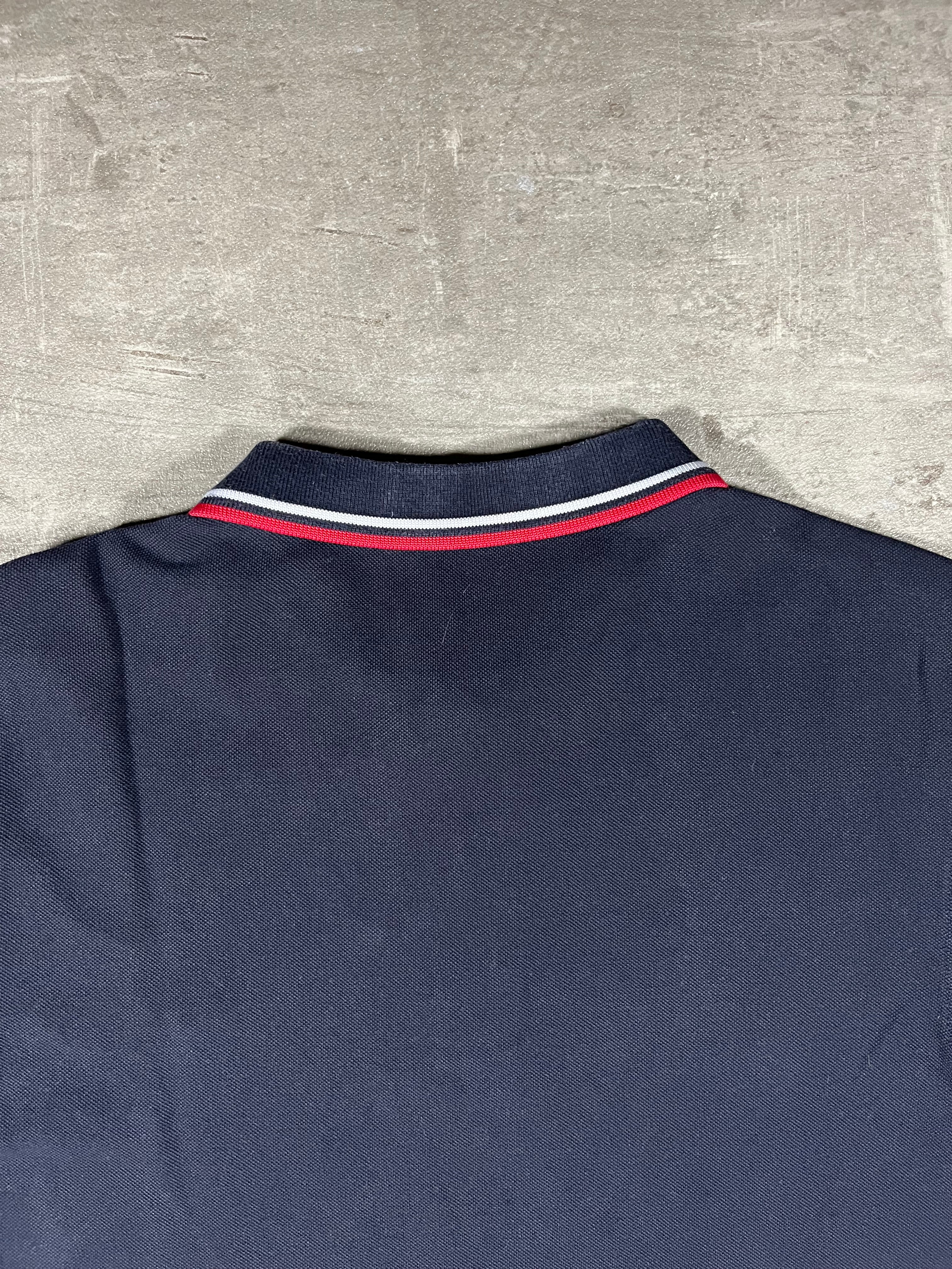 Fred Perry Poloshirt Schwarz/ Weiß/ Rot L