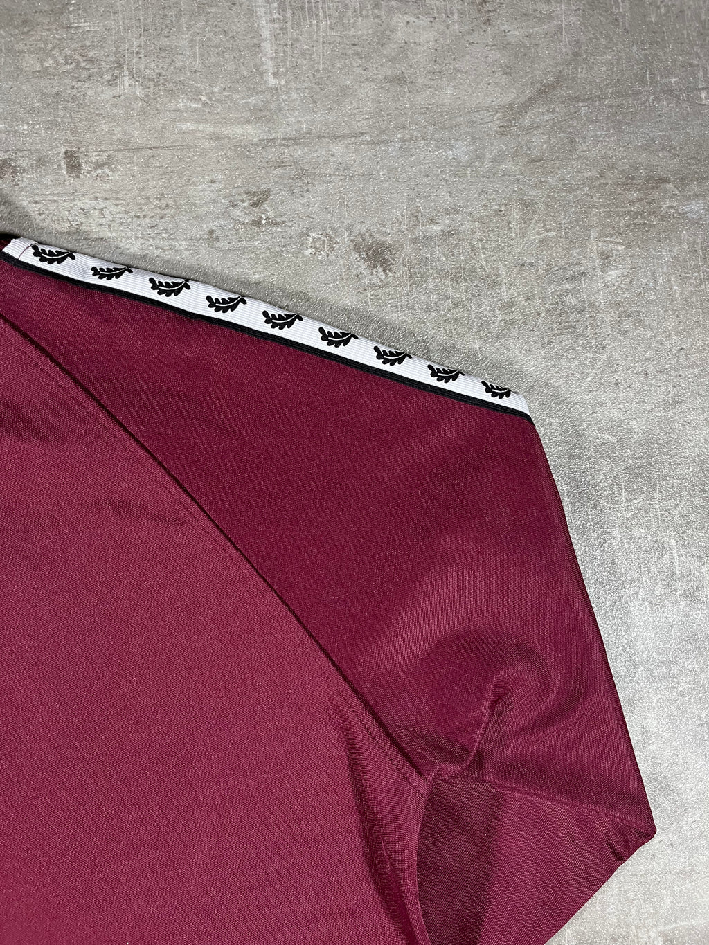 Fred Perry Vintage Trainingsjacke Taped Bordeaux S