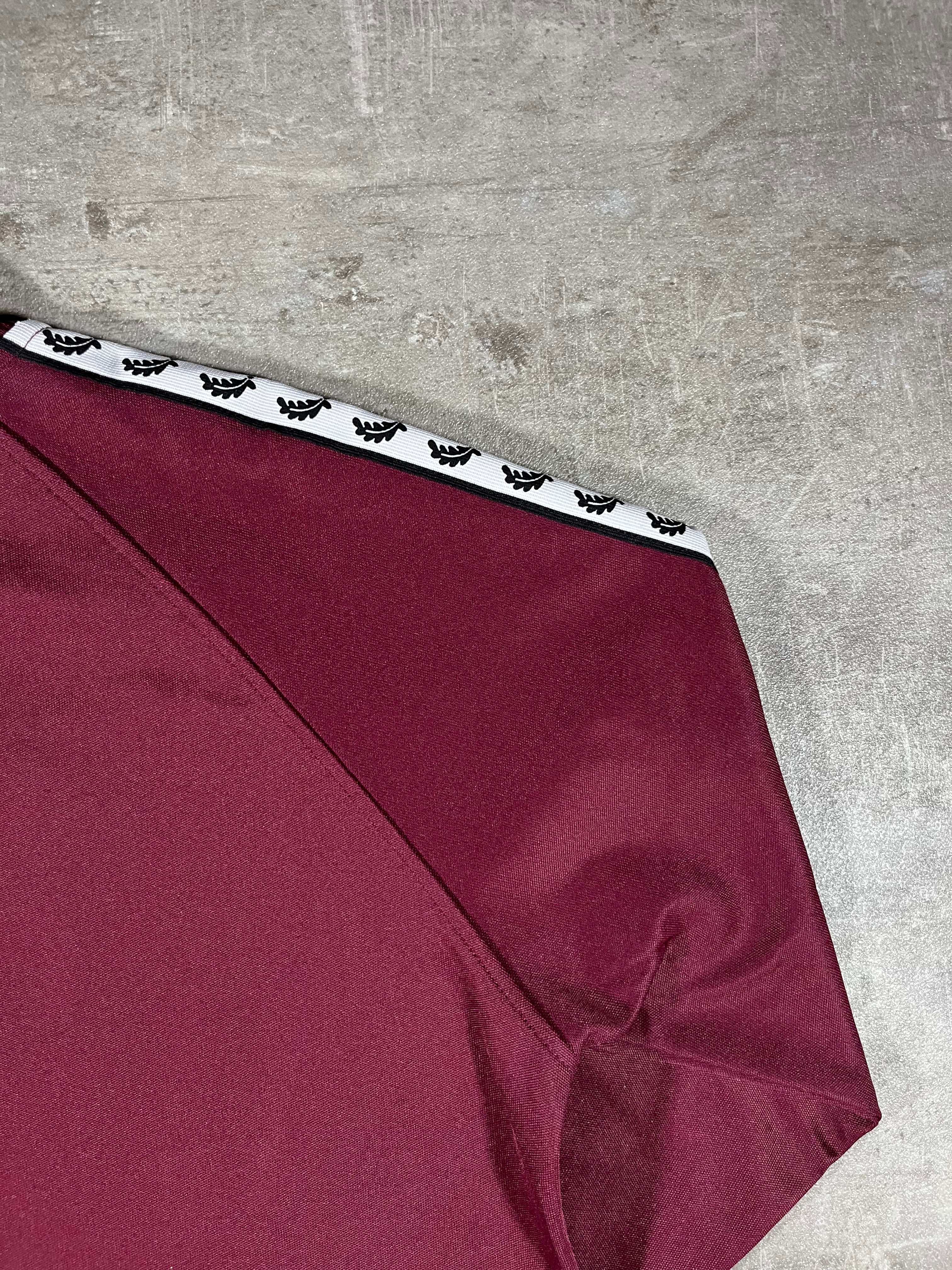 Fred Perry Vintage Trainingsjacke Taped Bordeaux S