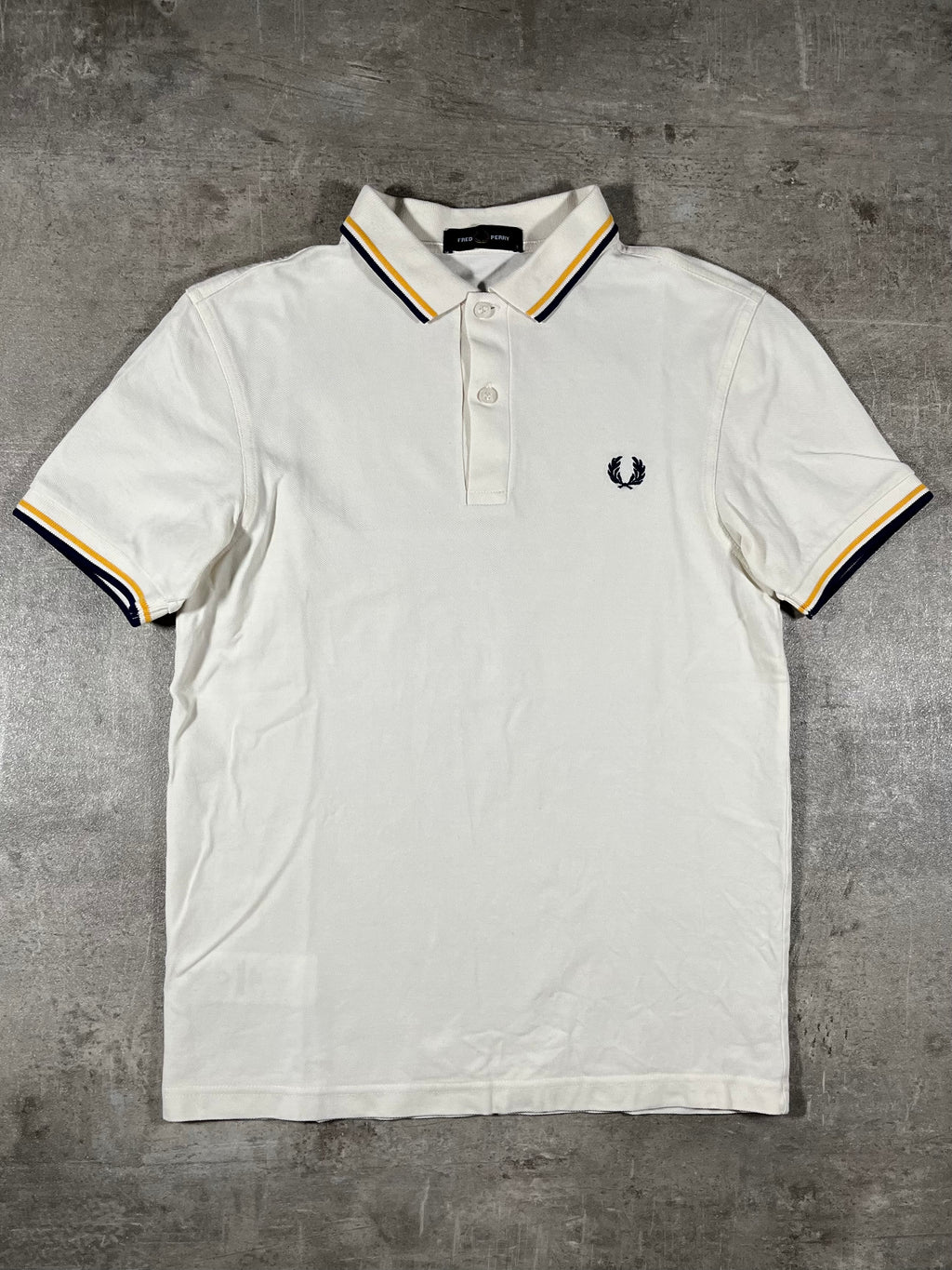 Fred Perry Poloshirt Weiß S