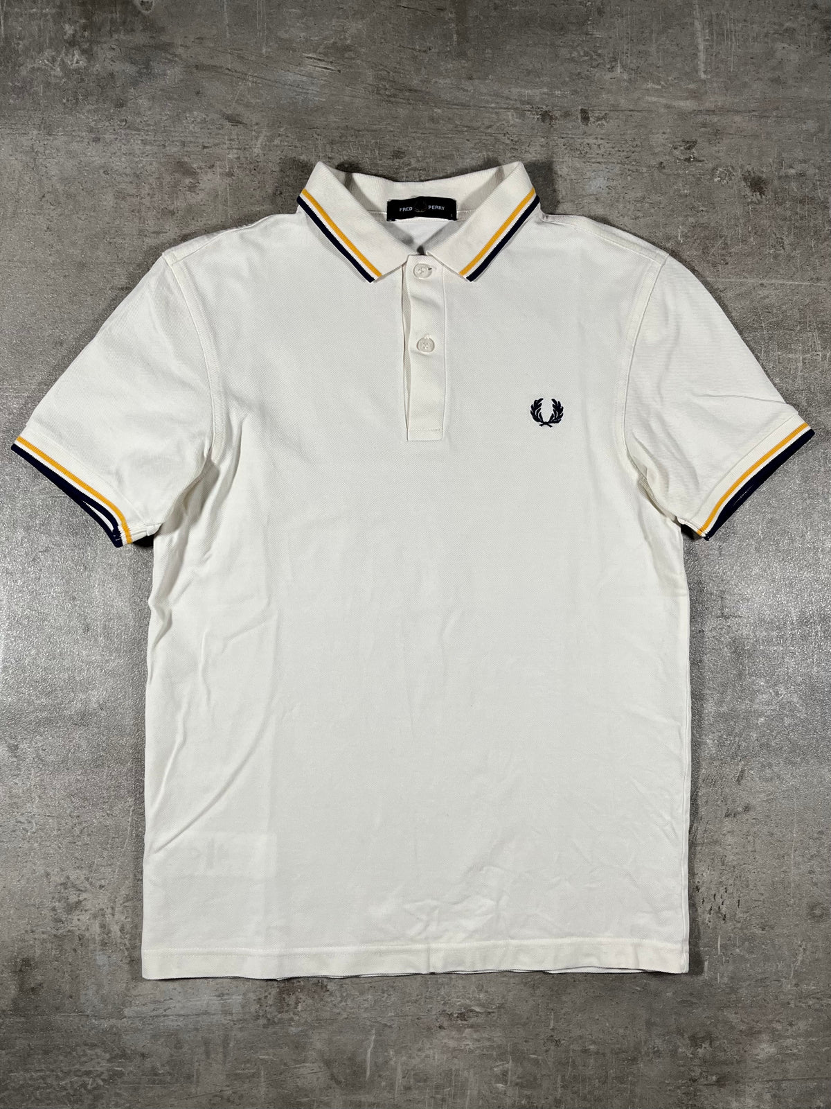Fred Perry Poloshirt Weiß S