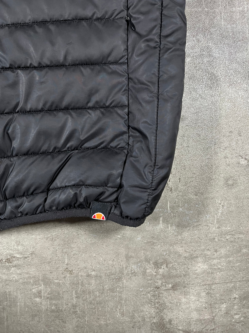 ellesse Daunenweste Schwarz S