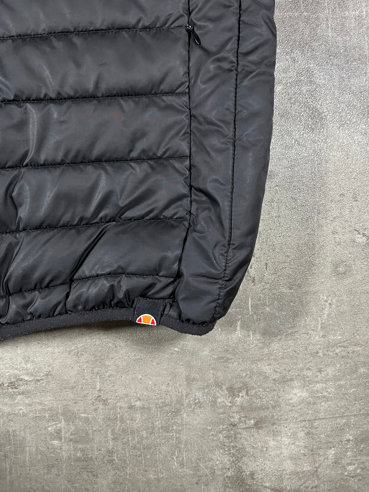 ellesse Daunenweste Schwarz S