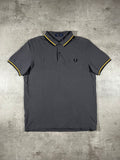 Fred Perry Poloshirt Grau M